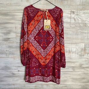 NWT Chelsea & Violet Boho Shift Dress
